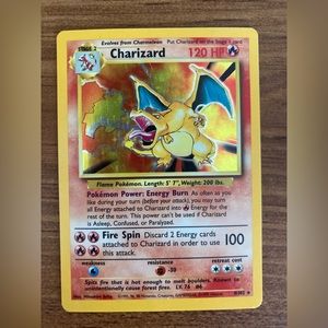 Base set holo rare original charizard